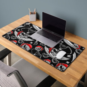 Pirate Skull with Crossed Sabres Desk Mat
