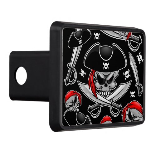 Pirate Skull with Crossed Sabres Hitch Cover