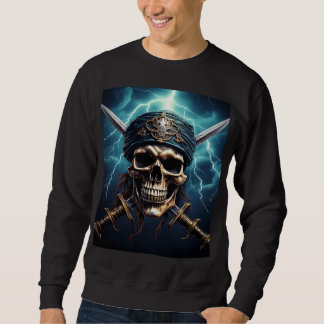 Pirate Skull with Swords Sweatshirt