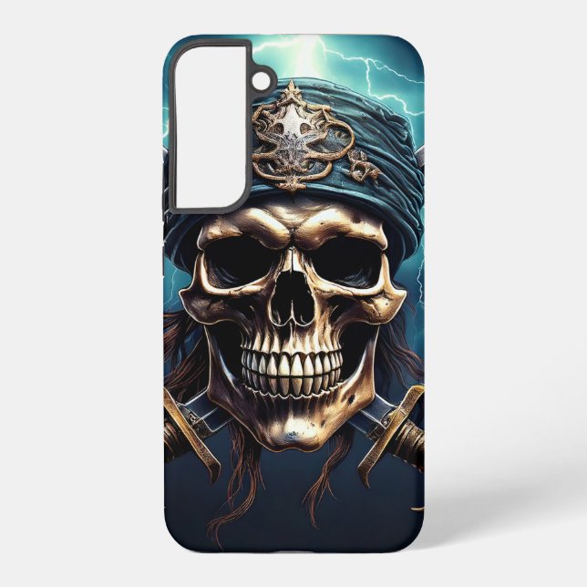 Pirate Skull with SwordsPhone Case (Back)