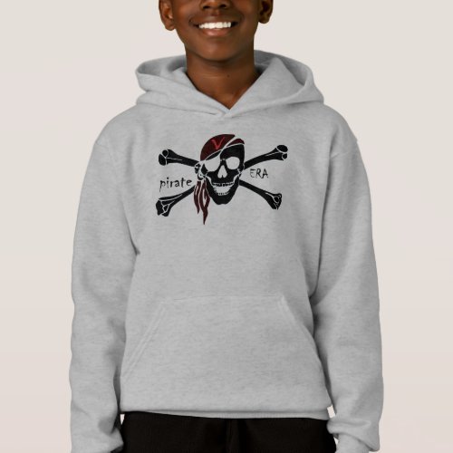 pirate SKULL _ worn bones T_Shirt Hoodie