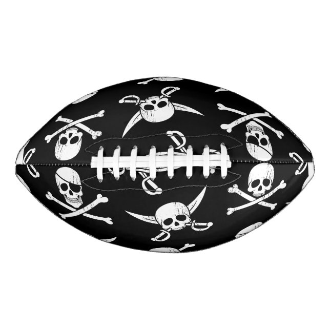 PIRATE SKULLS AND BONES   FOOTBALL (Front)