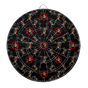 Pirate Skulls Dart Board