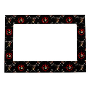 Pirate Skulls Magnetic Photo Frame