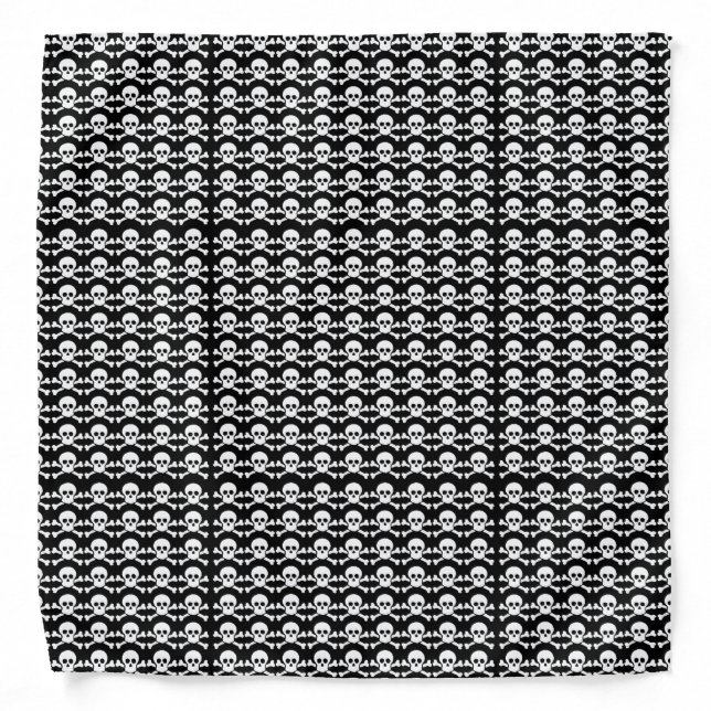 pirate skulls pattern bandana (Front)