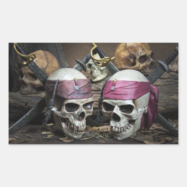 Pirate Skulls stickers (Front)
