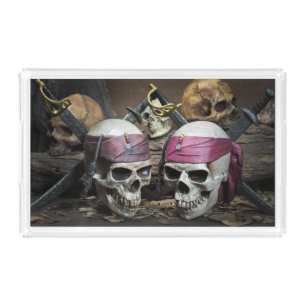Pirate Skulls trays