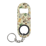 Pirate Skulls with Crossed Swords Keychain Bottle Opener