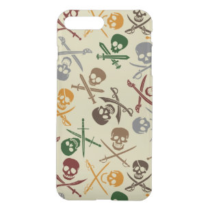 Pirate Skulls with Crossed Swords iPhone 8 Plus/7 Plus Case