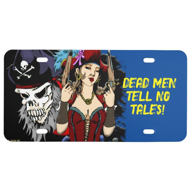 Pirate Slang License Plate (Front)