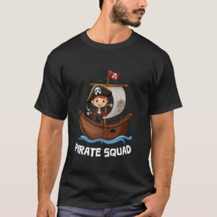 Pirate Squad Pirate Ship Crew Halloween Costume Te T-Shirt