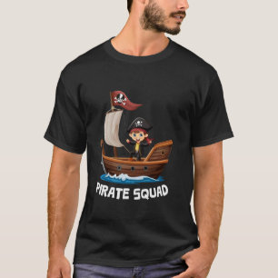 Pirate Squad Pirate Ship Crew Halloween Costume Te T-Shirt