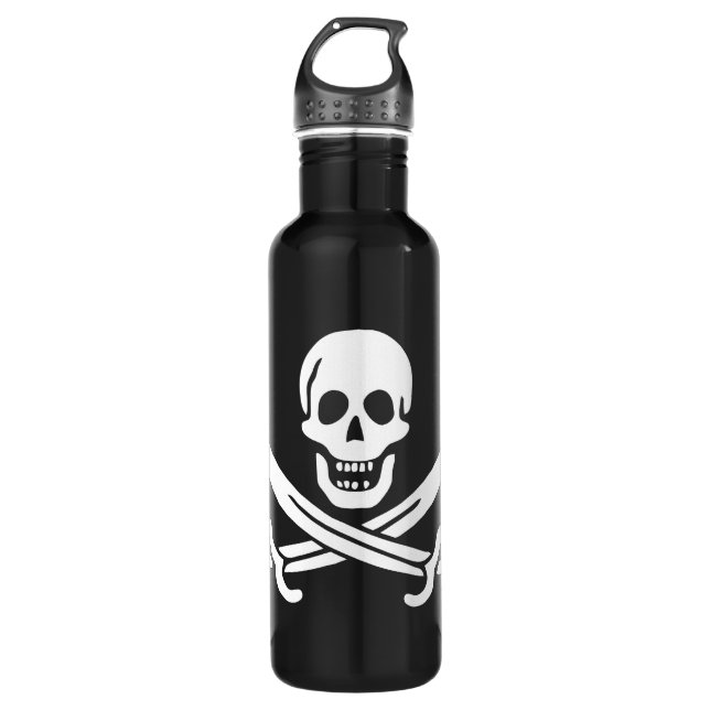Pirate Stainless Steel Water Bottle (Front)