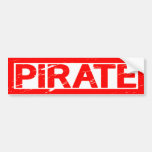 Pirate Stamp Bumper Sticker