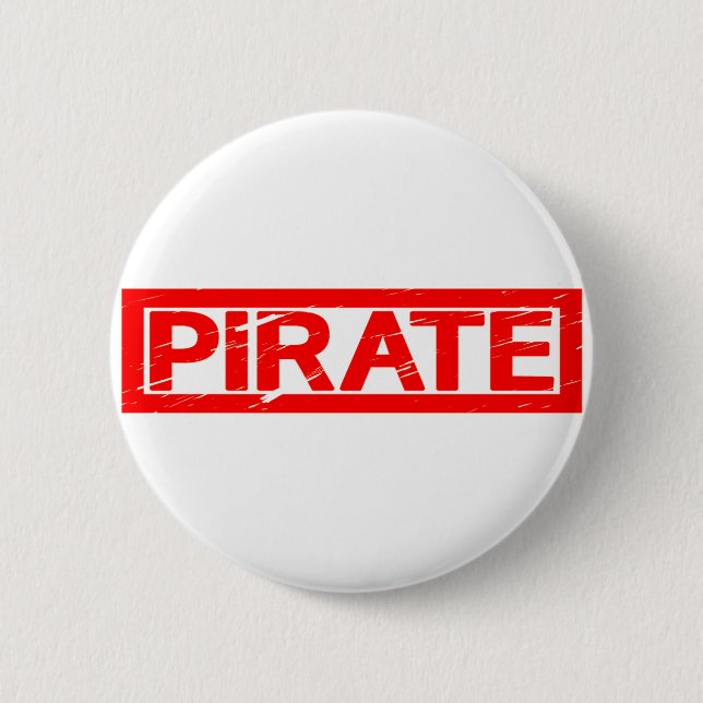 Pirate Stamp Button (Front)