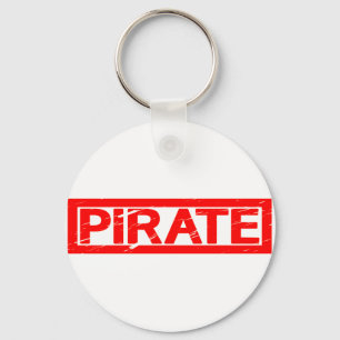 Pirate Stamp Keychain