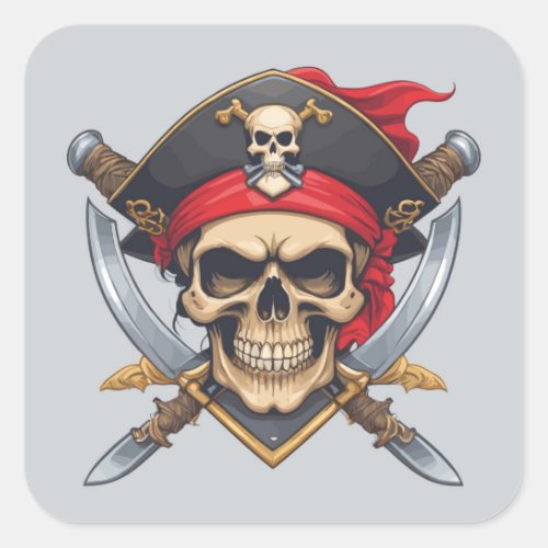 Pirate Stickers 