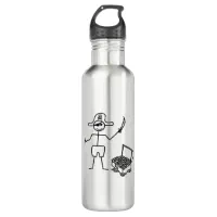 Treasure Stainless Steel Water Bottle, Drink Bottle Leak-Proof