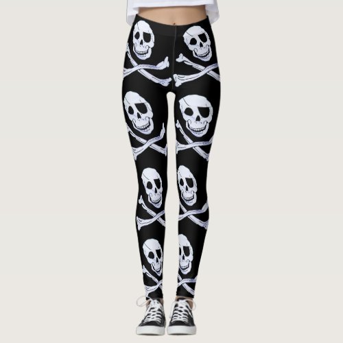 Pirate style designed leggings