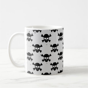 Pirate Style Skulls Pattern Coffee Mug