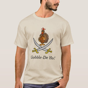 Pirate Style Thanksgiving T-shirt