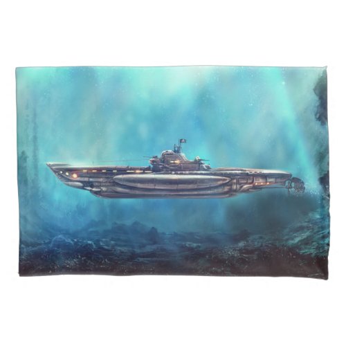 Pirate Submarine 2 sides Pillowcase