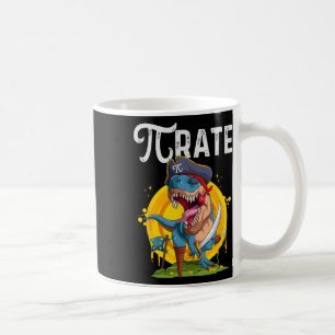 Pirate T-rex Pi Rate Dino Pi Rate Math Geek Funny  Coffee Mug