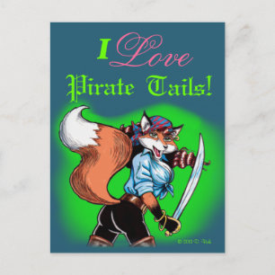 Pirate Tails Postcard