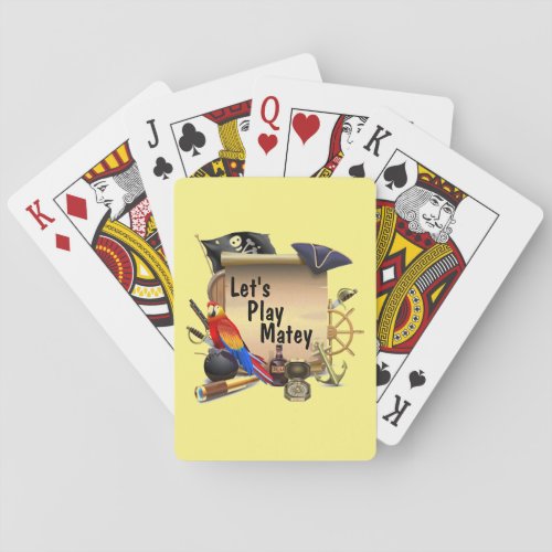 Pirate Talk Playing Cards