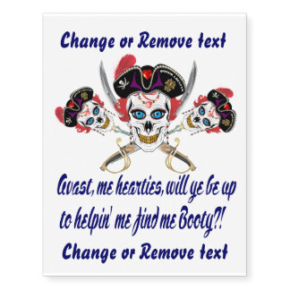 Pirate Tattoos Temporary