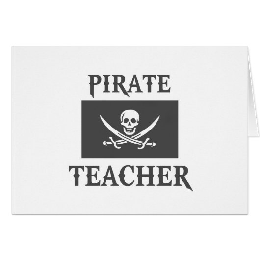 Pirate Teacher Cards (Front Horizontal)