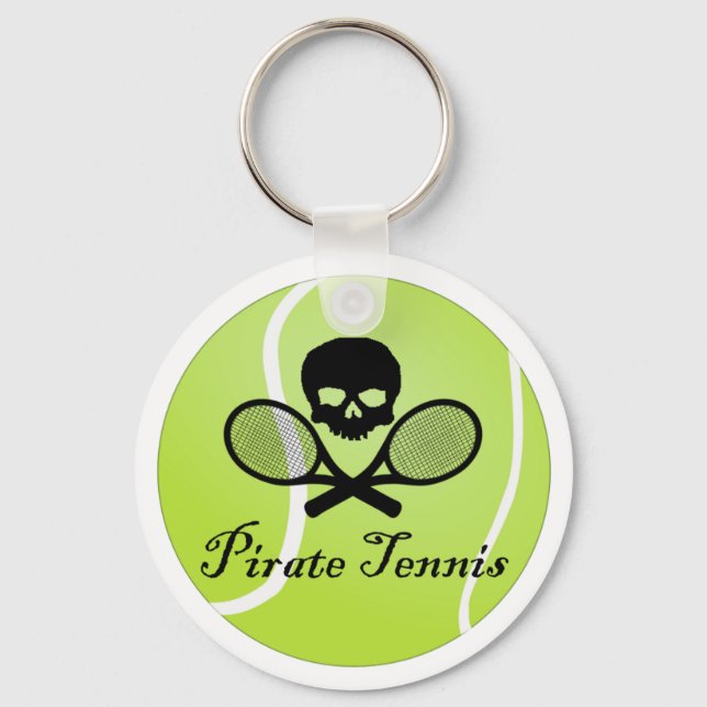 Pirate Tennis w/ Tennis Ball Keychain (Front)