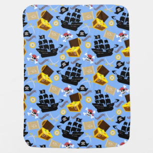 Pirate Theme Baby Blanket