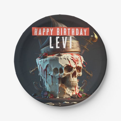 Pirate theme Birthday Paper Plates