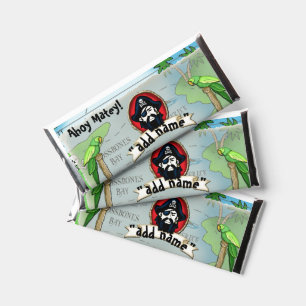 Pirate Theme Candy Bars Birthday Party Favors