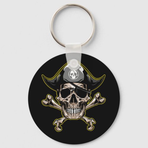 pirate theme party adult Cross Bones Keychain