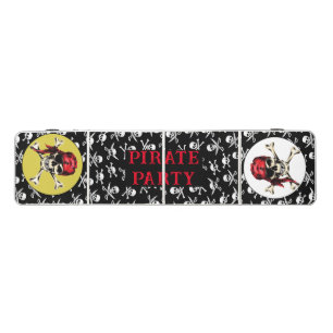 Pirate theme Party Adult Salty Pirate Skull Beer Pong Table