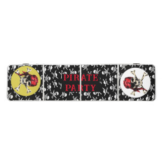 Pirate theme Party Adult Salty Pirate Skull Beer Pong Table