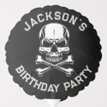 Pirate theme Party Adult SHIP Skull. BLACK