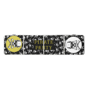 Pirate theme Party Adult Ships Skull.Cross Bones Beer Pong Table