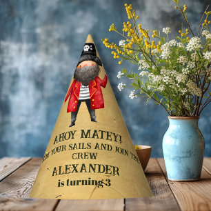 Pirate Themed Birthday Party Hat