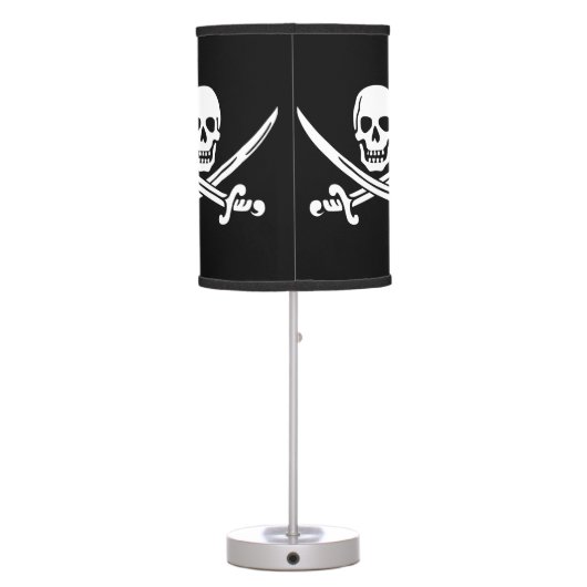 Pirate Themed Decor Table Lamp (Back)