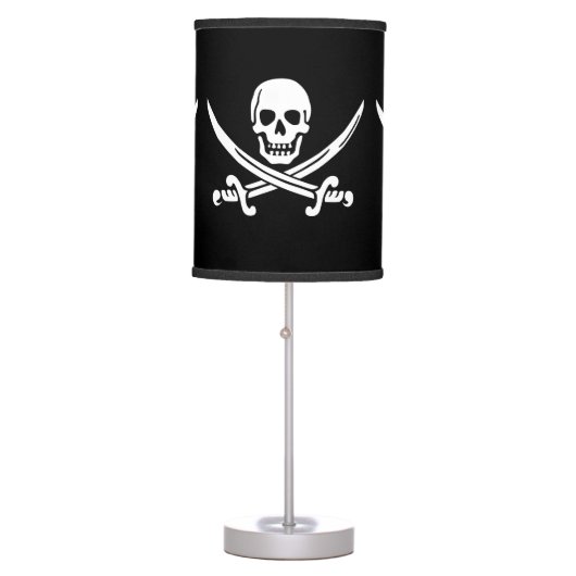 Pirate Themed Decor Table Lamp (Front)