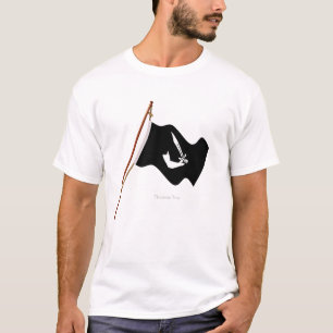 Pirate Thomas Tew Jolly Roger Flag Hoist T-Shirt