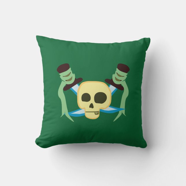 Pirate Throw Pillow (Front)