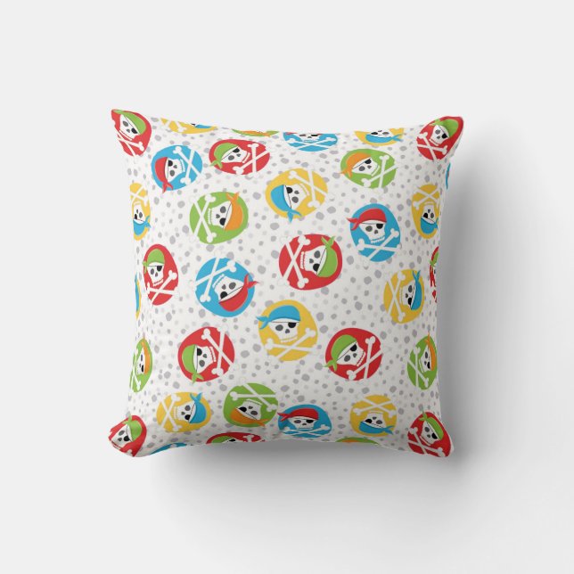 Pirate Throw Pillow (Front)