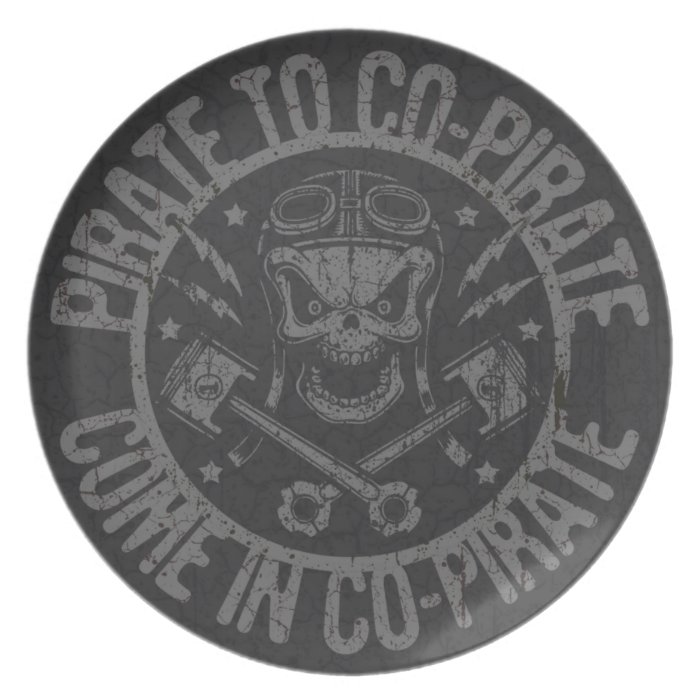 Pirate to Co Pirate II Dinner Plate