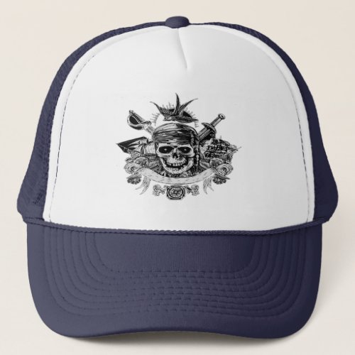Pirate Treasor Trucker Hat