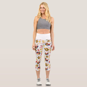 Pirate  treasure capri leggings