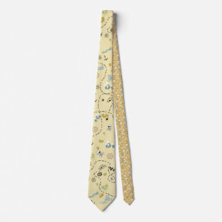 Pirate Treasure Map, loot Secret Storybook Necktie